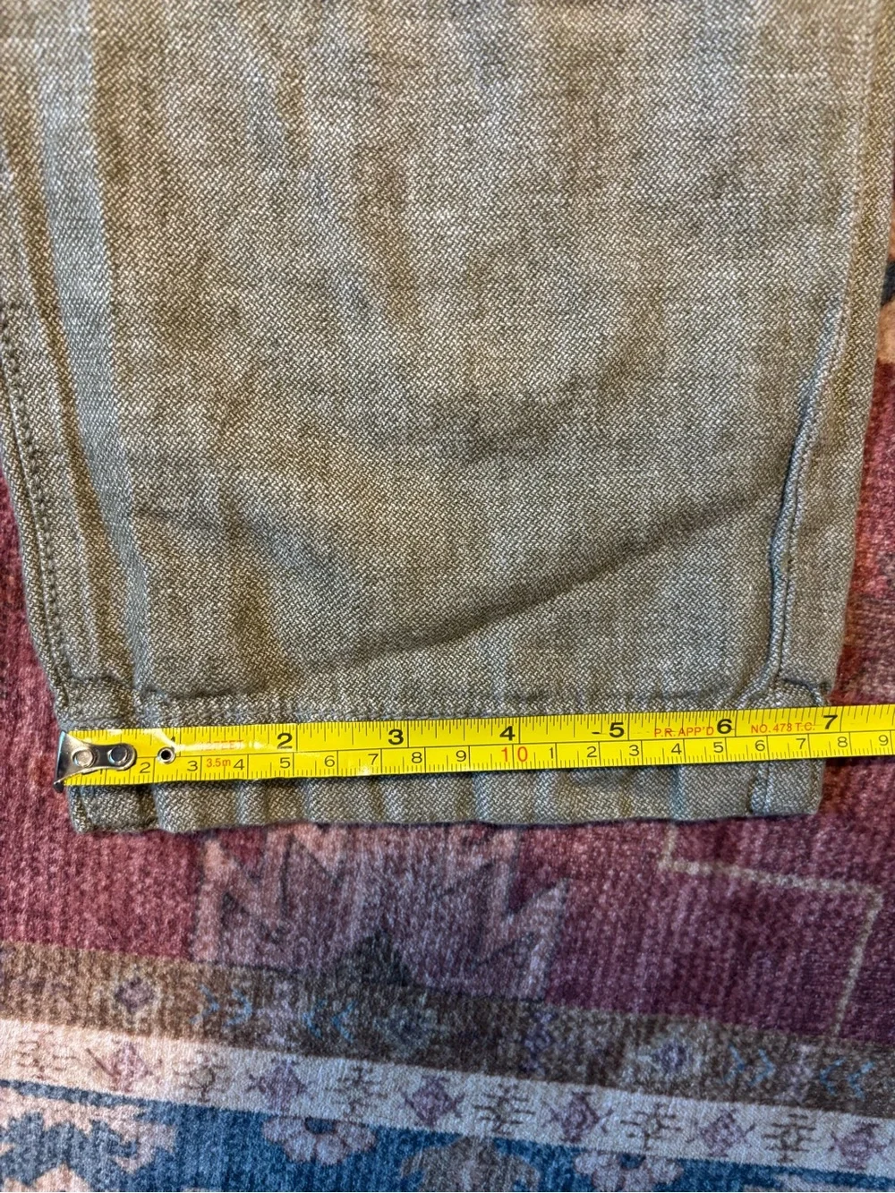 Banana Republic Linen Pants Mens 34x27 Athletic Olive Green  Tapered Drawstring